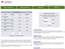 Tablet Screenshot of mortgage.thrivent.com